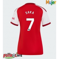 Camiseta Arsenal Bukayo Saka #7 Primera Equipación para mujer 2026-27 manga corta